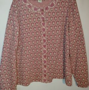 Orvis fine knit cardigan